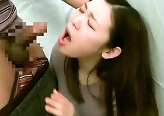Asian japanese blowjob and vibrator