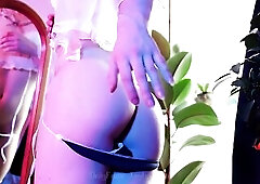 Cute Femboy Slaps Balls and Large Dong Biggest Spunk fountain