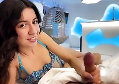 Hotty in Incredible Underware Controls my Climax with Her Hand and Filthy Talk