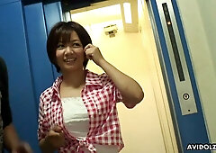 Meguru Kosaka enjoys vibrator stimulation from her partner in an uncensored Japanese session