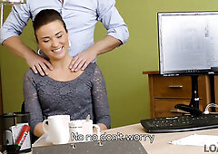 Beautiful Babe pays with sex to get necessary credit & buy a bike