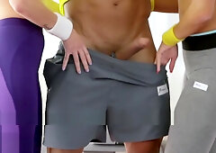 FitnessRooms Young teens 18+ fuck gym teacher's big cock