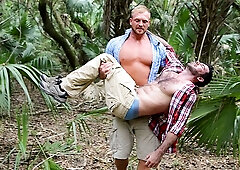 The day out in the woods for Billy Santoro and Josh Peters