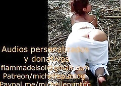 Audio ASMR - Sexo blow job y anal en el parque con futbolistas - Parte II