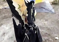 Date Night - Risky Sunrise Sex (that babe swallows) over pyramids in an air balloon - Sammmnextdoor