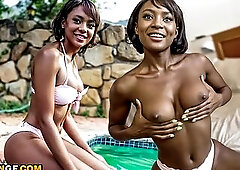 Natural Black Hotty Unfathomable Mouths Large White Shlong In Interracial Hookup