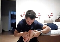 Czech Mother I'd Like To Fuck with large Feet gets tickle tickled by spouse