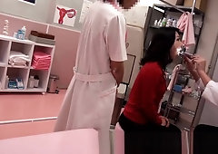 Japanese Asian Hairy Teen At False Gyno Spycam