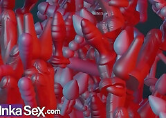 INKA SEX - On Halloween, Chucky comes to life and surprises Tiffany by InkaSex: Porn