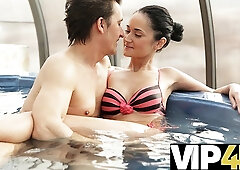 Old4k featuring Angie Moon and Angie's older man xxx