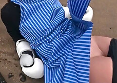 Submissive Italian Beauty Silvia Soprano Gets Roughly Dominated On A Beach In Norway