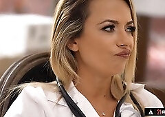 Gorgeous Shalina Devine Gets Her Ass And Pussy Fucked Hard With DP