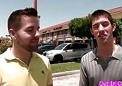 Gay Sucking A Huge Cock At an Empty Bar