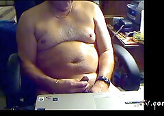 grandpa cum on cam and taste his cum 7