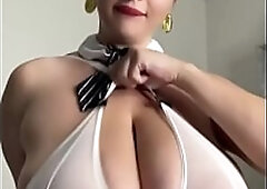 mother I'd like to fuck wife with biggest teats of natural melons desires 2 rods at one time, is that babe willing to do it?