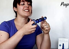 Toy Review - Chrystalino Tickler Beginner Glass Beaded Anal Plug