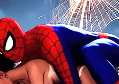 Your affable neighborhood superhero is having web slavery joy with M.J. oin the street and on the rooftops of N.Y.C. in this 1hr36min erotic parody fr