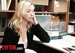 Shoplyfter - Petty Theft Gives In Her Vagina To Lustful LP OFficer To Get Without Trouble