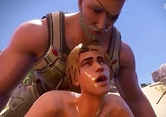 Monster, gay yiff, doble penetration