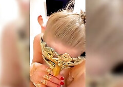 ???? TRAILER: Christmas Fellatio with Red Nails, Lips, Lights & Underware???????? - Pair Keyla & Lucas