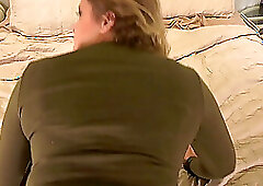 Stepmom wants stepson to fuck her butt in their next home video porno