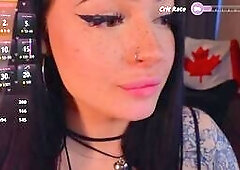 Flirty Webcam Tease with Lipstick