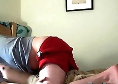 Gay cutie rides this rod any way he can