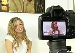 Erotic Dahlia Sky's brunette scene