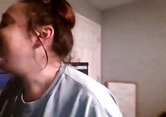 Two wild amateur milfs pounded hard doggystyle in the shower