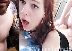 Cute trans woman milked and drilled