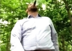 Forest Masturbation: Daddy's Outdoor Adventure