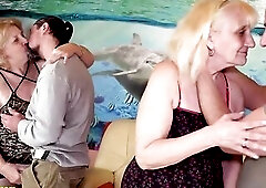 coarse aged anal groupsex fuckfest