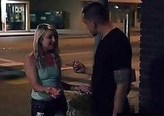 Gorgeous babe enjoys bondage and BDSM fuck in doggy style