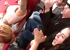 Woman with penis picked up red-haired girl and fucked her