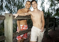 Bareback doggy style anal with Jaymus and Robbie