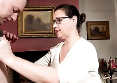 Aunt Judy's XXX - Breasty 49yo Boss Lady Eva Jayne makes a Nasty Deal with her Employee