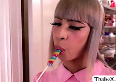 Trans Babysitter Barebacked By Boss With Itzel Saenz