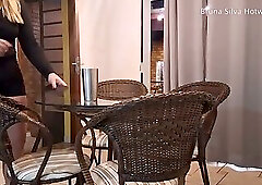 Married woman gets ready to welcome black guy into her home - Bruna Silva Hotwife