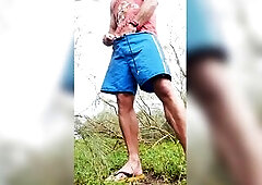 Risky Public Adventure: Giant knob Stud Daring Nature Defiance – Almost Busted!