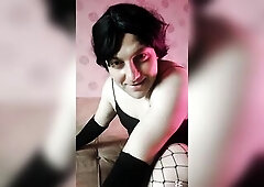 Large Fishnets With Large Ass Crossdresser