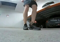 Risky Public Outdoor Masturbation - Naked Male Jerking Cum (cumpilation)