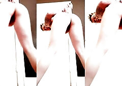 Trans Stud Spanks His Large Booty, Dances, Orgasms and Groans, Blue Jeans Fetish