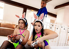 Sofia Lee & Myss Alessandra in Free To Use Busty Fuck Bunnies - FakeHub