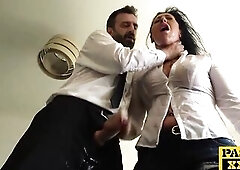 Rough Punishment For Busty Naughty Neighbor - Candi Kayne, Pascal White