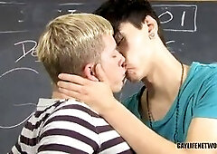 horny twinks Make Use of Empty Classroom