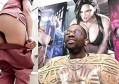 Sexually excited Squirting Nurse Cutie Banging Her Taut Vagina At Work