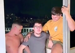 Talented and friendly gay-for-pay dude boinking a ample-dicked dweeb.
