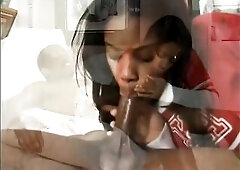 Ebony sweethearts sucks giant ramrod