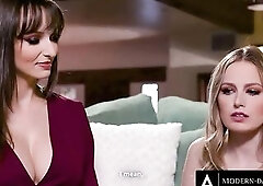 MODERN-DAY SINS - Caught Guy Has Trio With Wife Lexi Luna And Mistresse Scarlett Sage