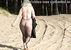 Walk fishnet bodystocking